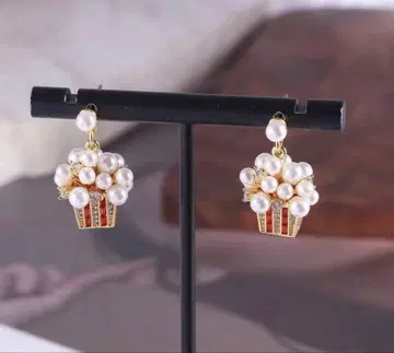 펄 바스켓 드롭 귀걸이
