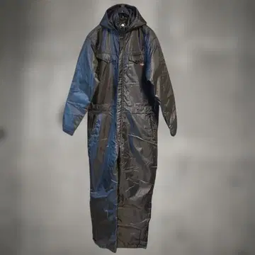 워크맨 방한 작업복 후드 부착 충전솜 커버올 블랙 LL