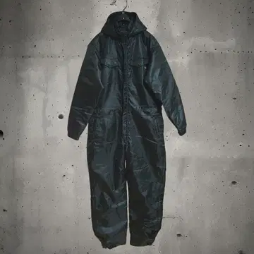 워크맨 방한 작업복 후드 부착 충전솜 커버올 블랙 LL