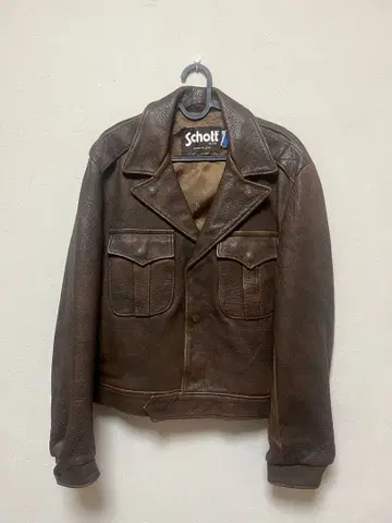 [ 레어 ] 90s Schott USA 가죽 자켓 사이즈 40