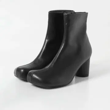 KBF 스티치 디자인 라운드토 부츠 38