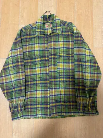 체크 셔츠 긴팔