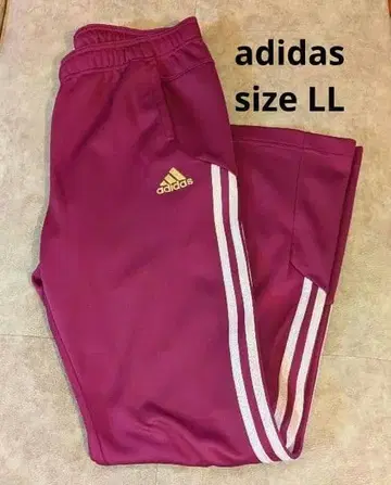 여성용 아디다스 트랙 팬츠 LL 맨투맨 저지 핑크