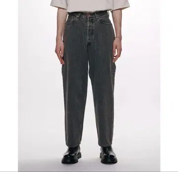 25SS marka 13.5oz 코쿤 핏 청바지