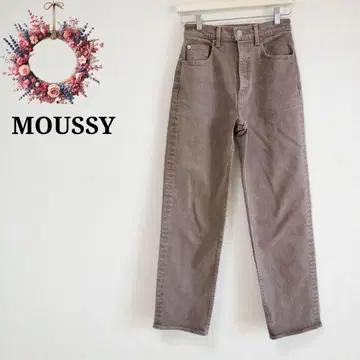 마우지 MOUSSY 스트레이트 데님 청바지 팬츠 스트레치 26
