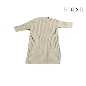 택 포함 새상품 PLST 베이지 반팔 니트 원피스 M
