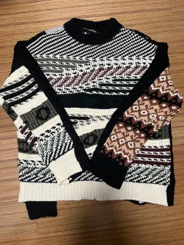 Andersson Bell 멀티 컬러 니트 스웨터