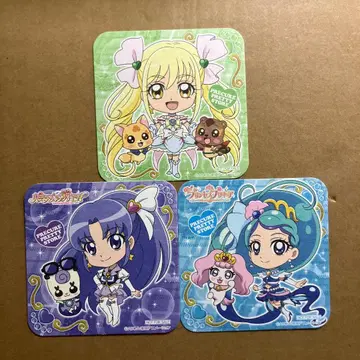 큐어 에코 큐어 포춘 큐어 머메이드 프리티 스토어 한정판 코스터