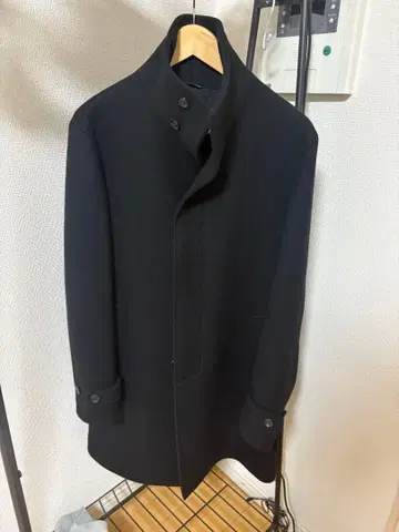 블랙 스텐카라 코트