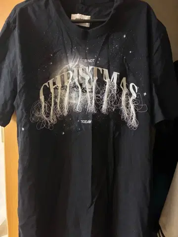 doublet 더블렛 21SS T셔츠 CHRISTMAS 블랙 L