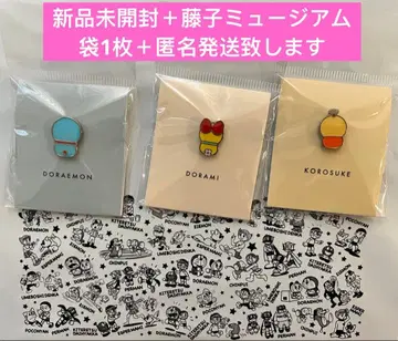 후지코 F 후지오 뮤지엄 코로스케 도라미 도라에몽 핀즈 배지 3개