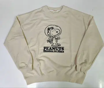 PEANUTS Mars Mission 맨투맨 L 사이즈