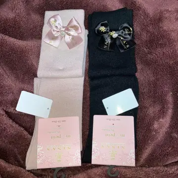 아오키 미사코 니나스 오버니 양말 택 포함 새상품