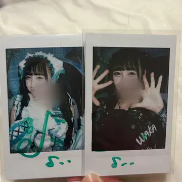 iLife! 와카바노아 폴라로이드 2장 세트 사인