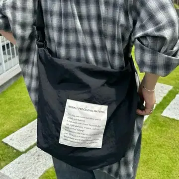 차오패닉 TYPY 블랙 나일론 원숄더백 토트백