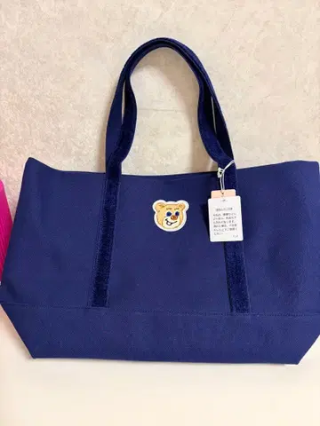 LOVEARY 네이비 토트백