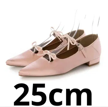 EVOL 더블 리본 포인트 펌프스 핑크