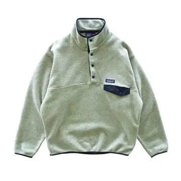 Patagonia 신틸라 스냅T 플리스 베이지 M 사이즈