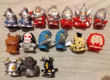 울트라맨 괴수 손가락 인형 소프트 비닐 16개 묶음 판매