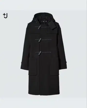 UNIQLO +J 울 오버 사이즈 더플 코트
