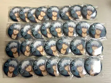 은혼 사카타 긴토키 글리터 캔뱃지 부채 시리즈 30개