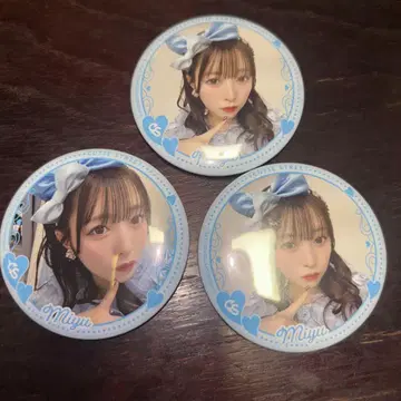 우메다 미유 캔뱃지 3종 세트