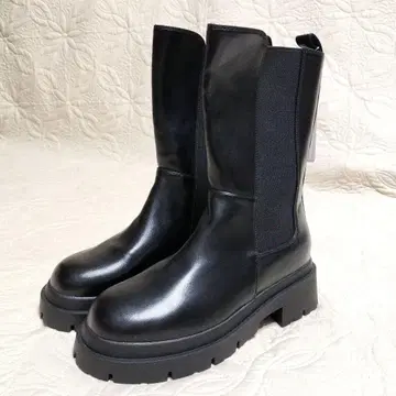 Heather 모듬 미들 부츠 사이드 고어