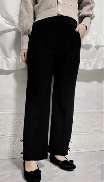 [택 포함 새상품] 완판템! Coco 블랙 플레어 팬츠