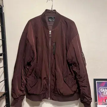 B ONE SOUL 브라운 MA-1 자켓 L