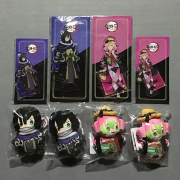 귀멸의 칼날 귀멸의 연회 이구로 오바나이 칸로지 미츠리 굿즈 세트