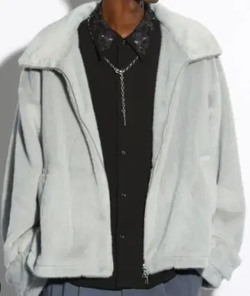 HARE 퍼 블루종 스탠드 퍼 블루종 자켓 사이즈 S