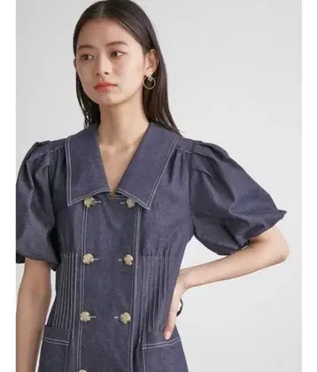 lily brown 볼륨 슬리브 원피스