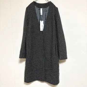 Aga+ 아가플러스 고급 울 코트 하운드투스 V넥 노카라