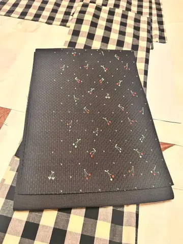 하카타 오비 8촌 나고야 오비 블랙 베이스 체리 체리