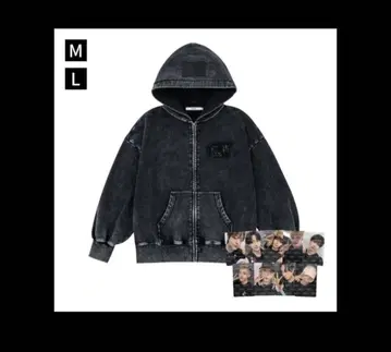 &TEAM 후디 후드티 네이비 ATB 트레이딩 카드 없음