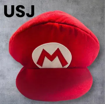 [ 새상품급 ] USJ 마리오 캡 모자 봉제 인형 빨간색 닌텐도