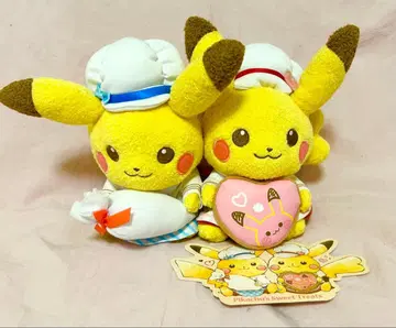 포켓몬 Sweet Treats 페어 피카츄 봉제 인형