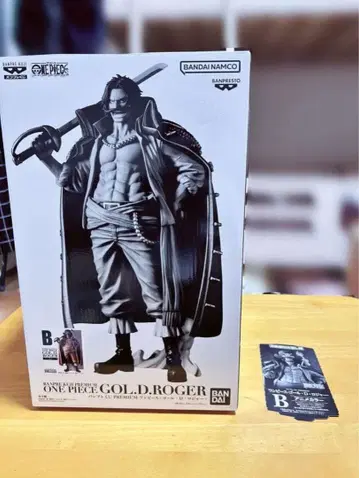 반프레스토 복권 원피스 골 D 로저 B상 미개봉 반권 포함