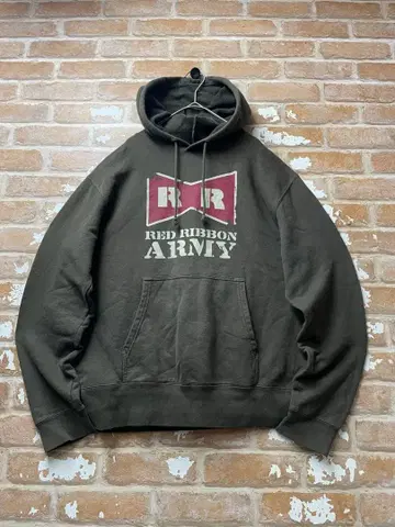 COSPA 코스파 드래곤볼 Z 레드 리본군 후드티 카키 구제 의류