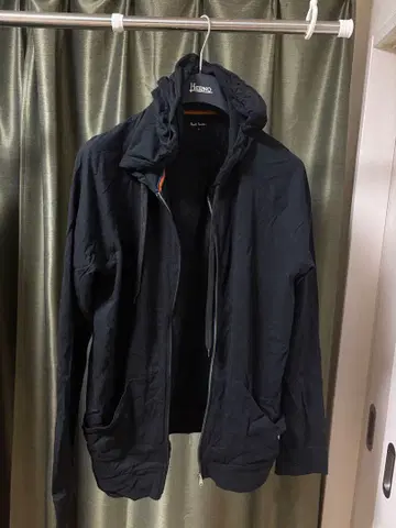 PaulSmith 블랙 후드 부착 후드티