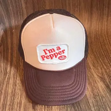 OTTO 메쉬 캡 브라운 x 베이지 투톤 Dr. Pepper