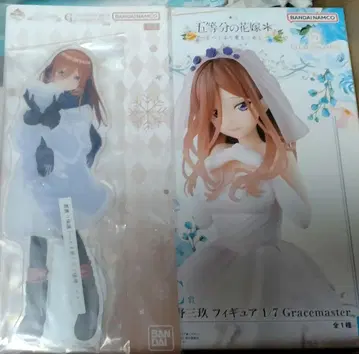 제일복권 5등분의 신부 나카노 미쿠 피규어 아크릴 스탠드 세트