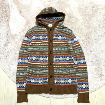 뷰티앤유스 유나이티드 애로우즈 후드 니트 가디건