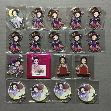 귀멸의 칼날 코쵸우 시노부 아크릴 스탠드 키링 세트