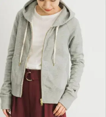 어반 리서치 ZIP 후드티 자수 더블 지퍼