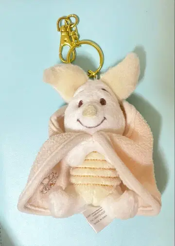 Disney 화이트 푸 시리즈 피글렛 봉제 인형 키체인