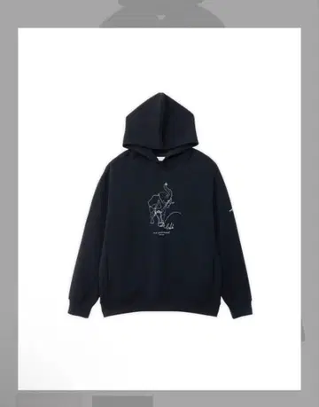 새상품 콜앤드레스폰스 모달/프린트 후드티 (코끼리)