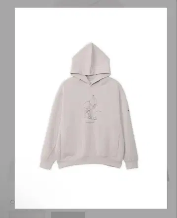 새상품 콜앤드레스폰스 모달/프린트 후드티 (코끼리)