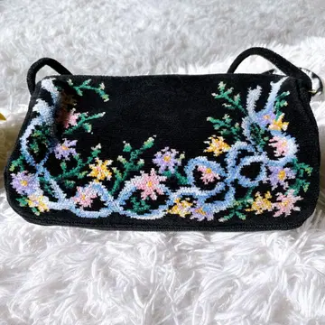 FEILER 페이러 원통형 숄더백 꽃무늬 플라워