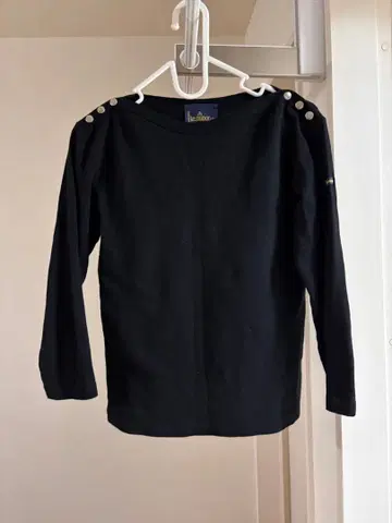 루미노아 티셔츠 숄더버튼 블랙